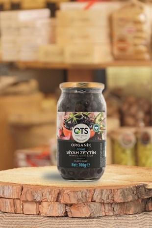 Organik Doğal Siyah Zeytin 700 gr OTS